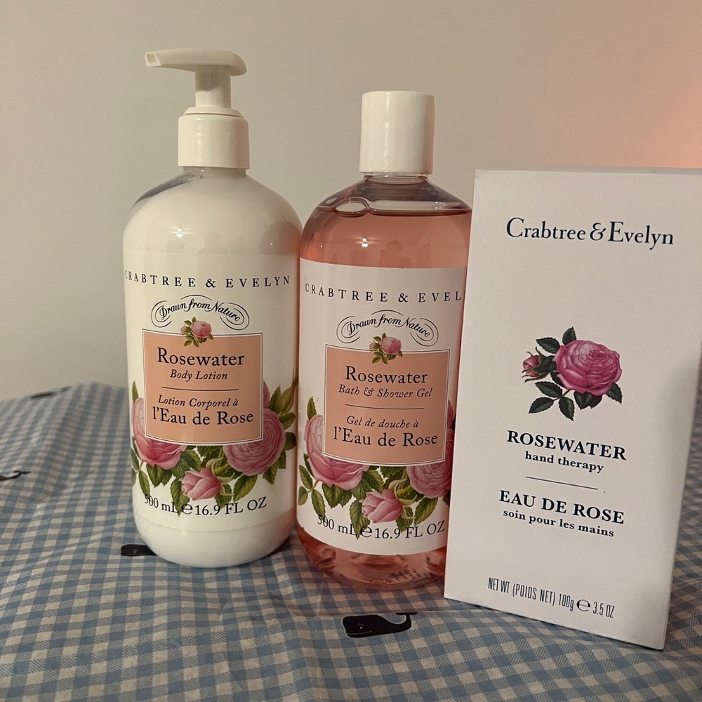 Crabtree Evelyn Rosewater Set